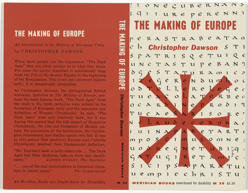 Book cover for "The Making of Europe" by Christopher Dawson