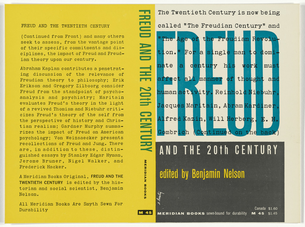 Book cover for "Freud and the 20th Century" edited by Benjamin Nelson