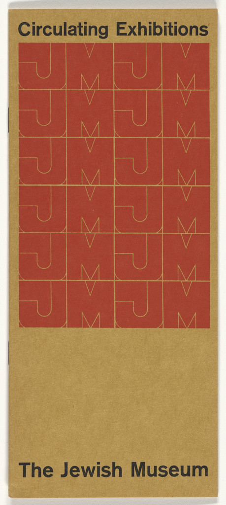 Brochure for circulating exhibitions offered by the Jewish Museum