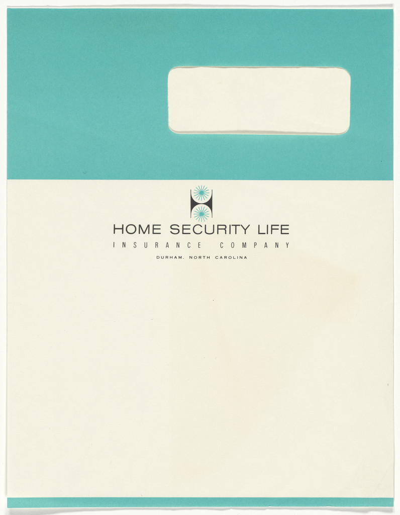 Home Security Life Insurance Company stationery envelope