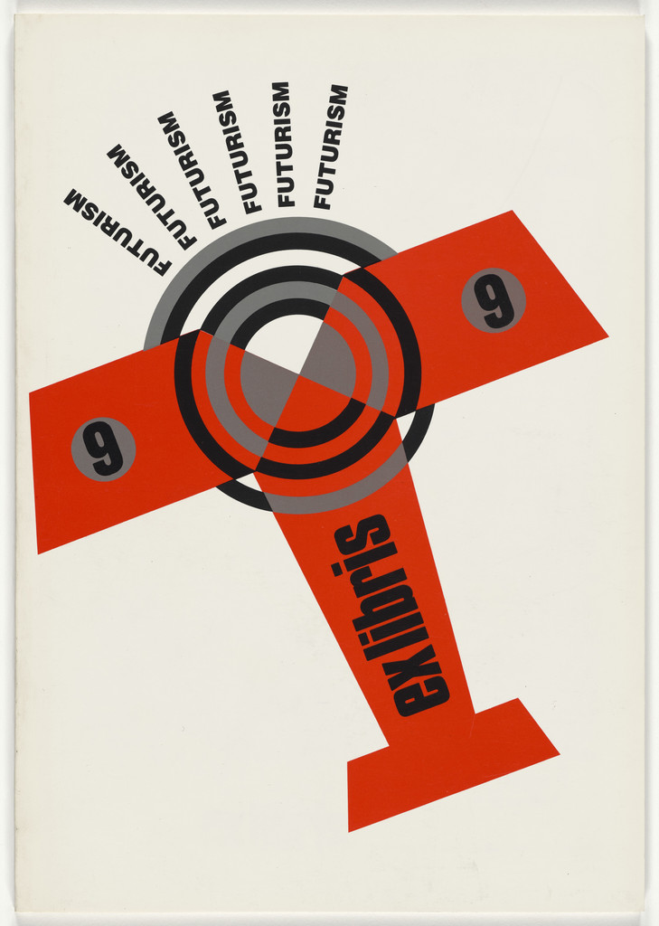 Catalog for the exhibition "Futurism" at Ex Libris