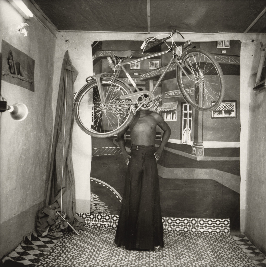 Untitled (man with bicycle)