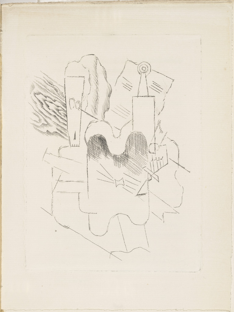 Still Life with Skull (Nature morte au crâne) from Le Siège de Jérusalem: Grande tentation céleste de Saint Matorel