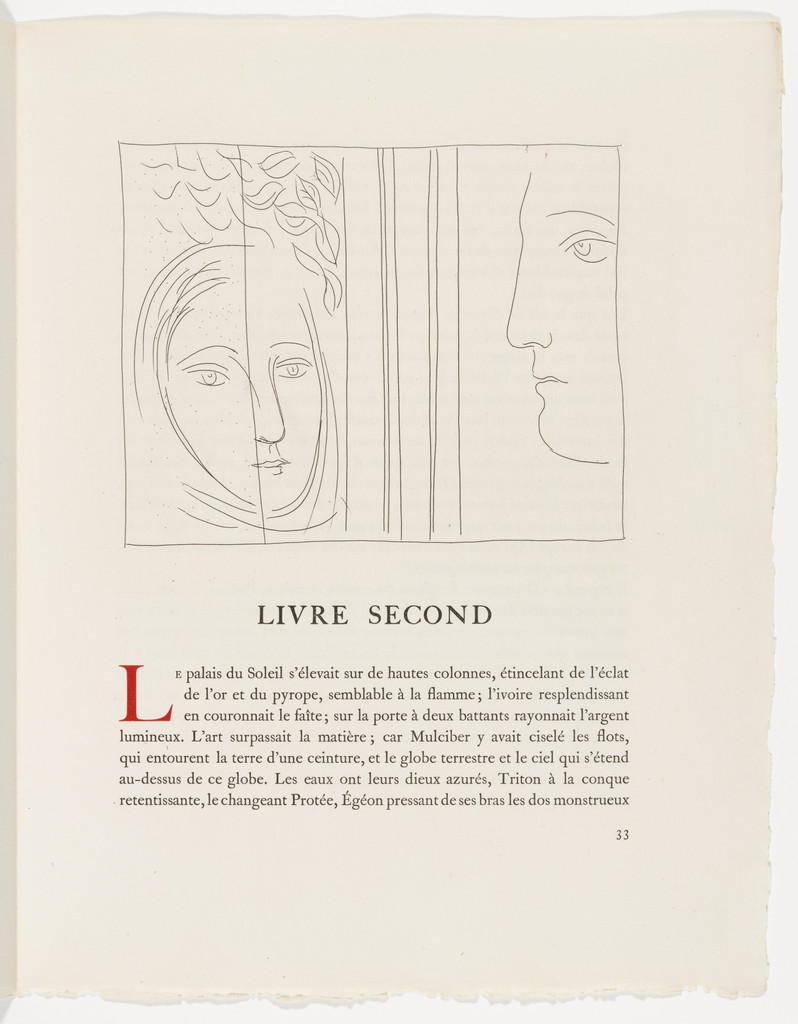 Profile and Head of a Woman (Profil et tête de femme) from Les Métamorphoses