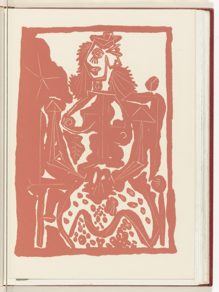 Variant of Woman in an Armchair (22nd supplementary plate) from the illustrated book Non Vouloir