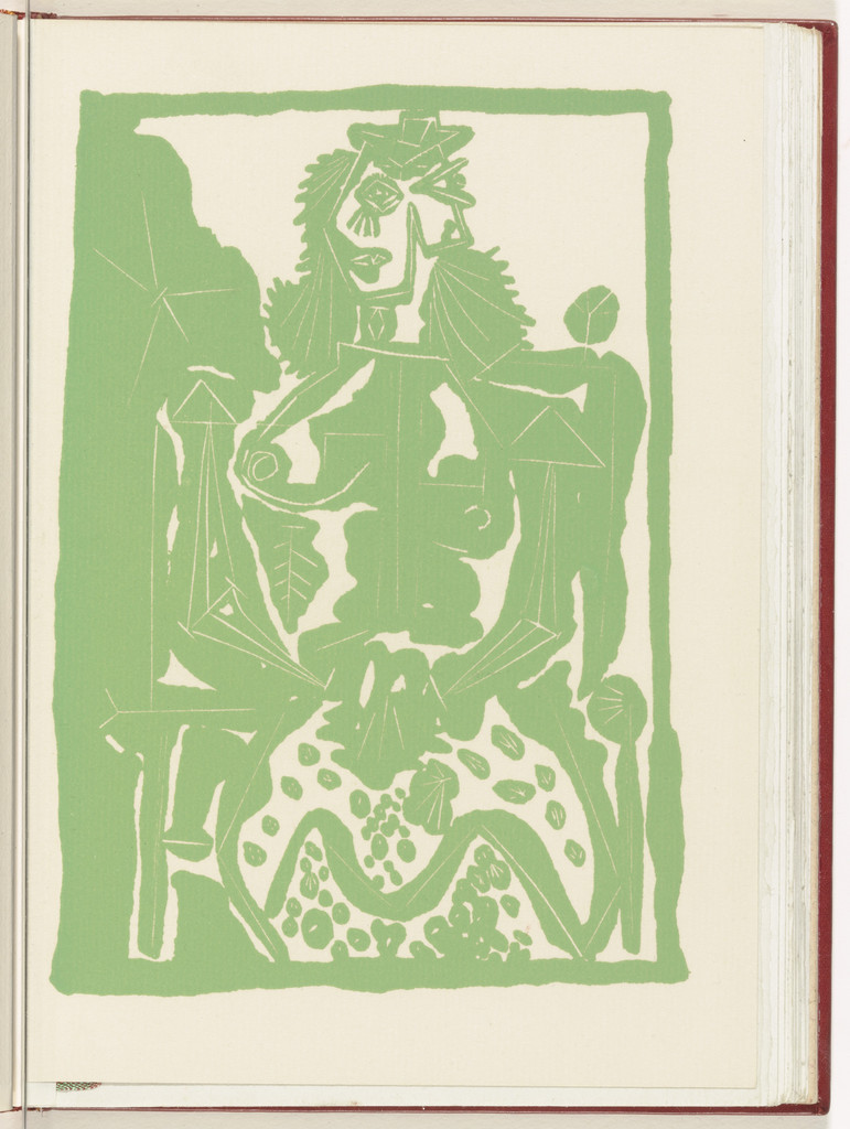 Variant of Woman in an Armchair (23rd supplementary plate) from the illustrated book Non Vouloir