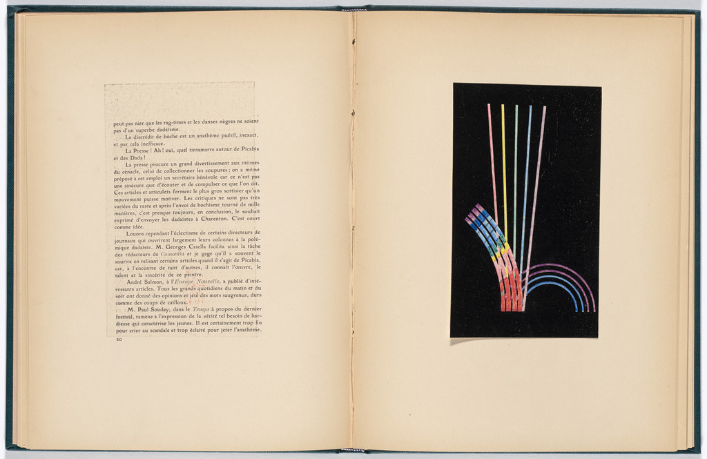 Reproduction of La musique est comme la peinture (Music is Like Painting) (facing page 20) from Monographie Francis Picabia (Francis Picabia Monograph)