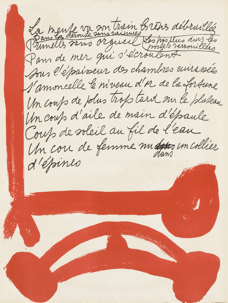 In-text plate (page 107) from Le Chant des morts