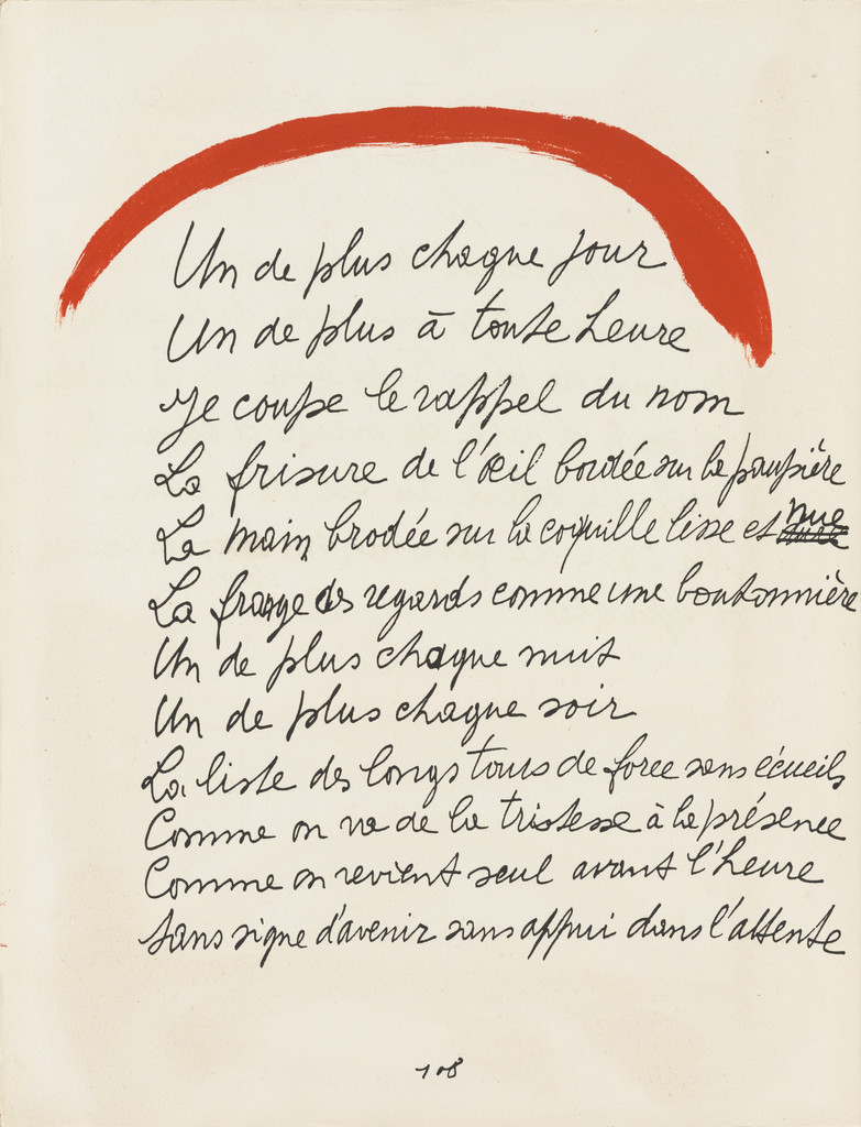 In-text plate (page 108) from Le Chant des morts