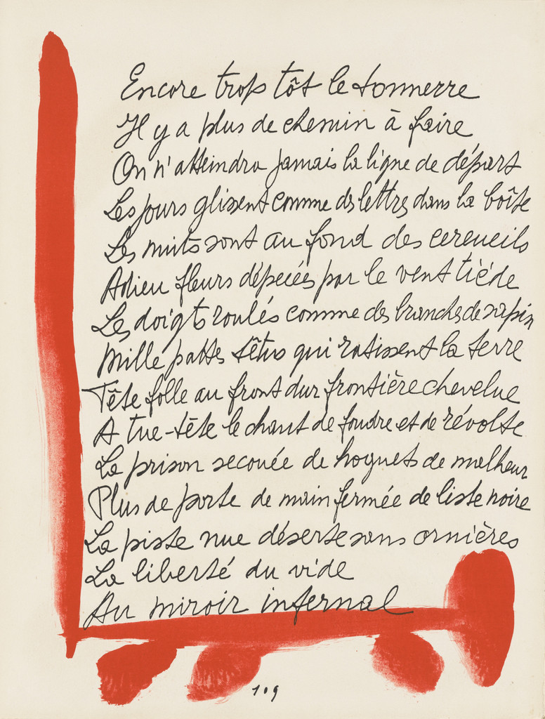 In-text plate (page 109) from Le Chant des morts
