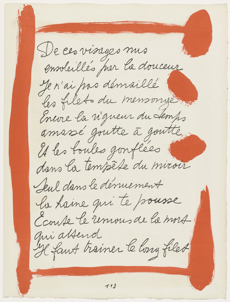 In-text plate (page 113) from Le Chant des morts
