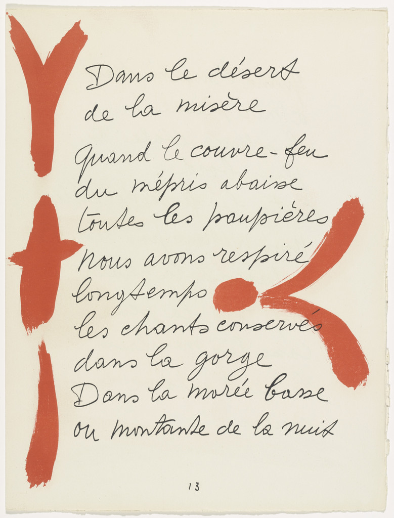 In-text plate (page 13) from Le Chant des morts