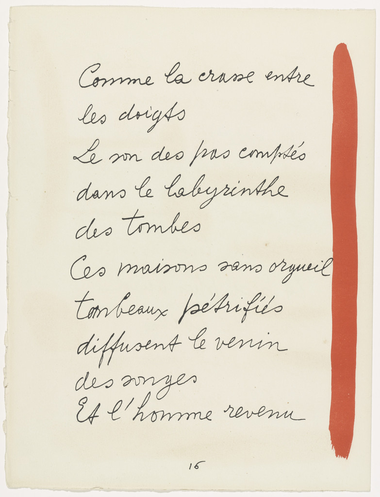 In-text plate (page 16) from Le Chant des morts