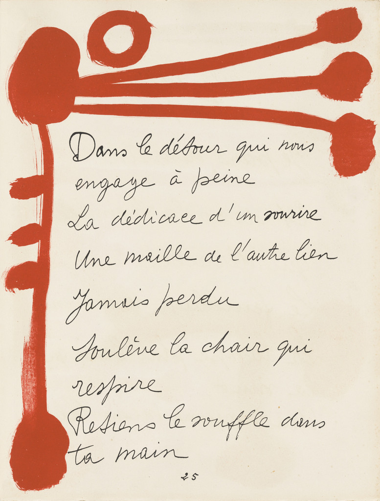 In-text plate (page 25) from Le Chant des morts
