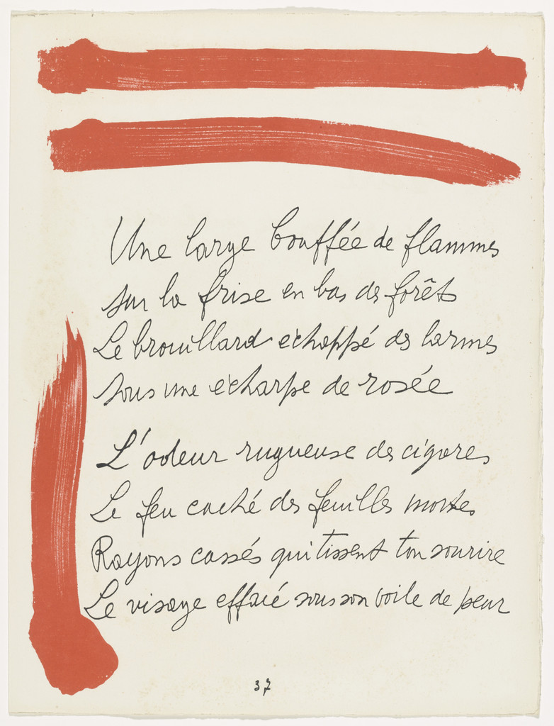In-text plate (page 37) from Le Chant des morts