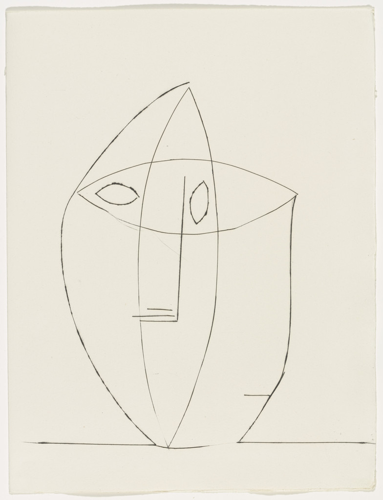 Head from the illustrated book Six Contes Fantastiques