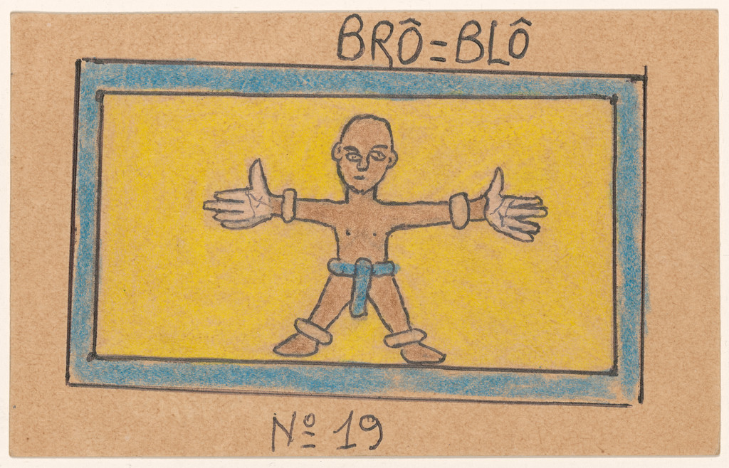 BRÔ=BLÔ N° 19 from Alphabet Bété
