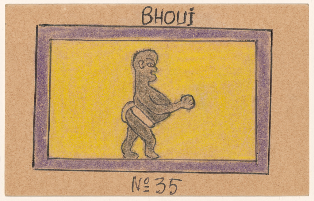BHOUI N° 35 from Alphabet Bété