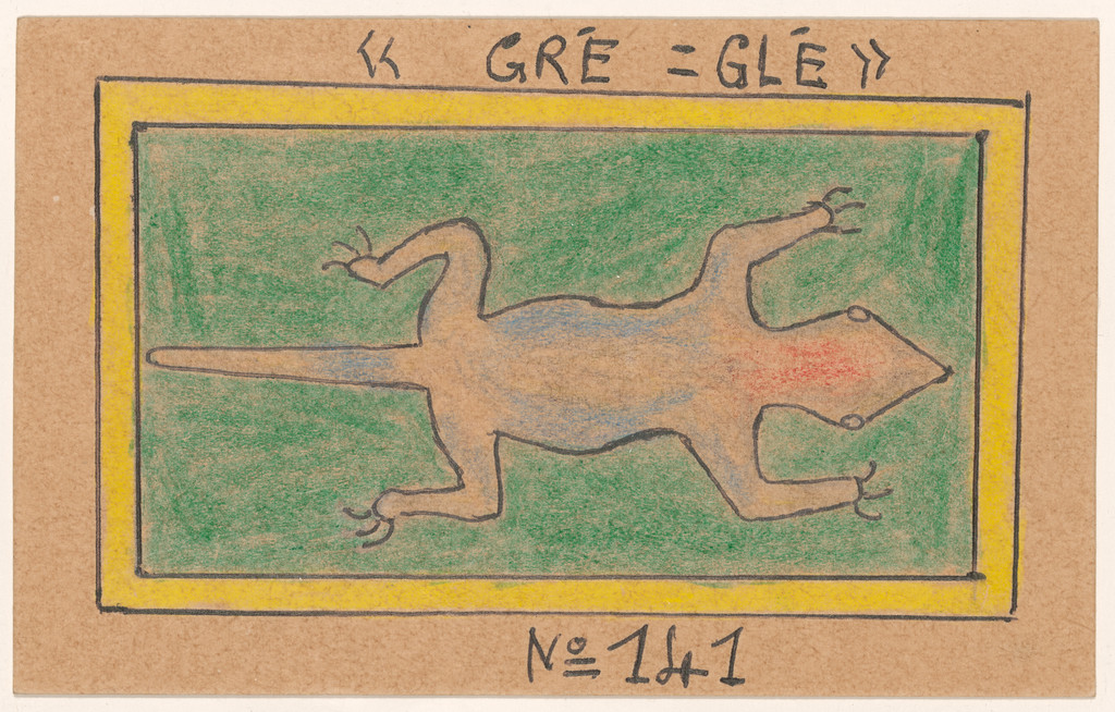 «GRÉ=GLÉ» N° 141 from Alphabet Bété