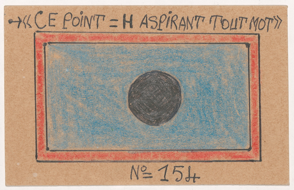 «Ce point=H aspirant tout mot» N° 154 from Alphabet Bété