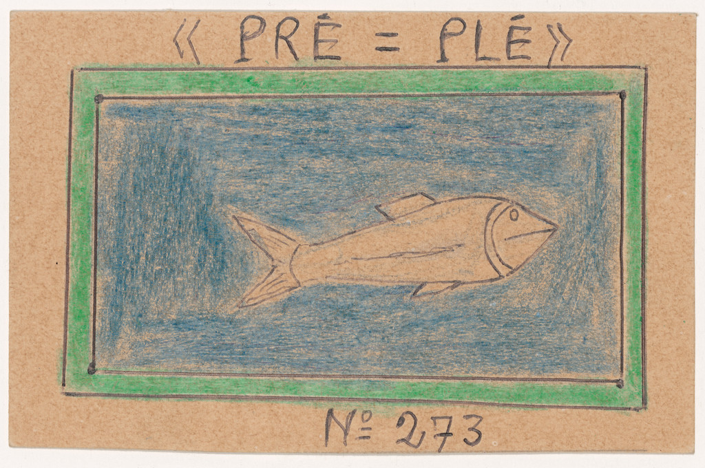 «PRÉ=PLÉ» N° 273 from Alphabet Bété