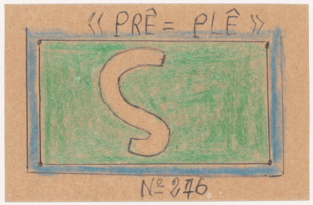 «PRÊ=PLÊ» N° 276 from Alphabet Bété