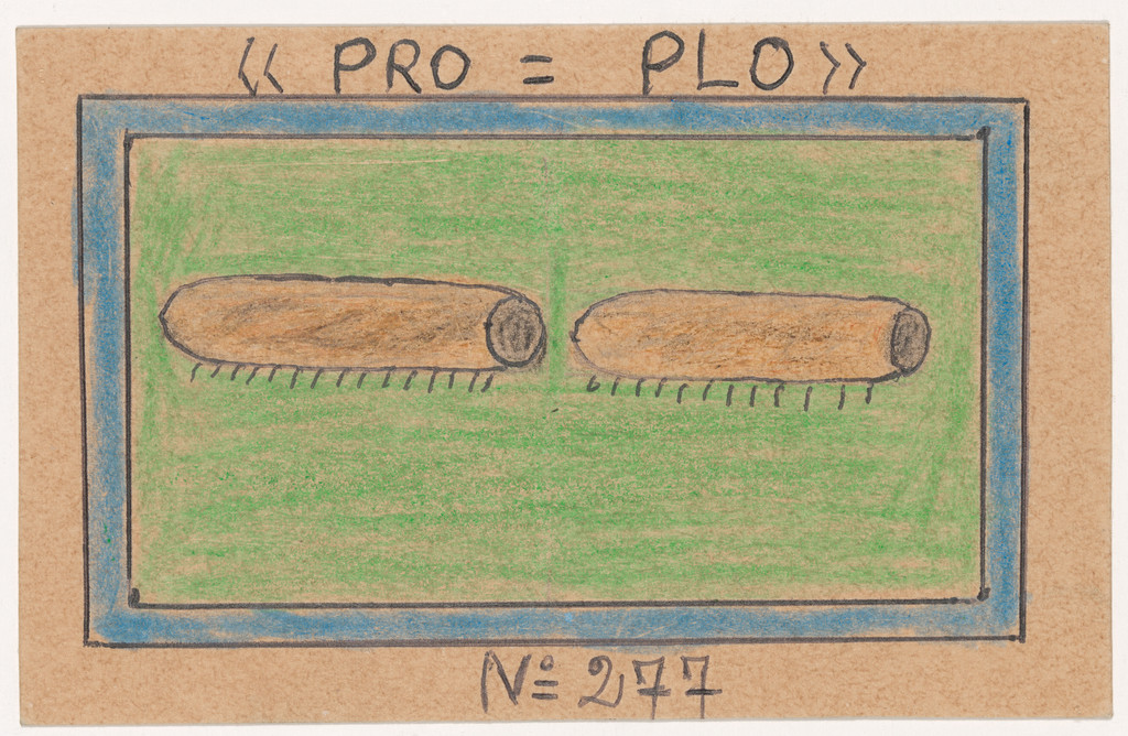 «PRO=PLO» N° 277 from Alphabet Bété
