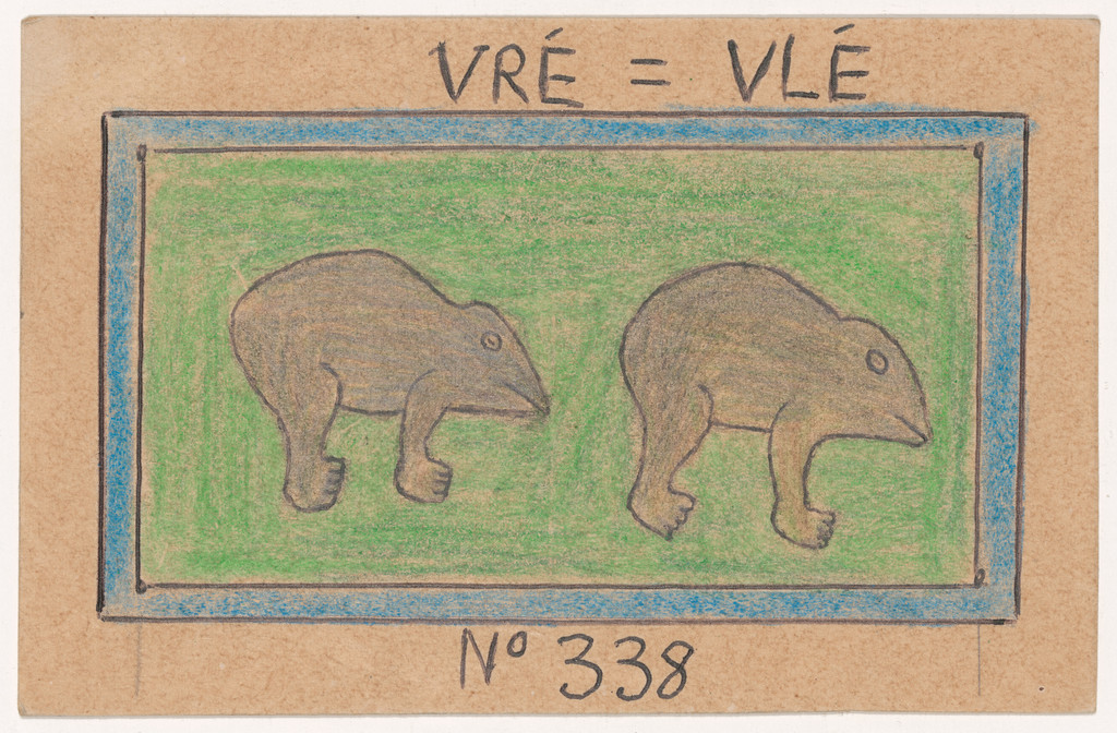 VRÉ=VLÉ N° 338 from Alphabet Bété