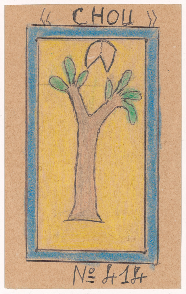 «CHOU» N° 414 from Alphabet Bété