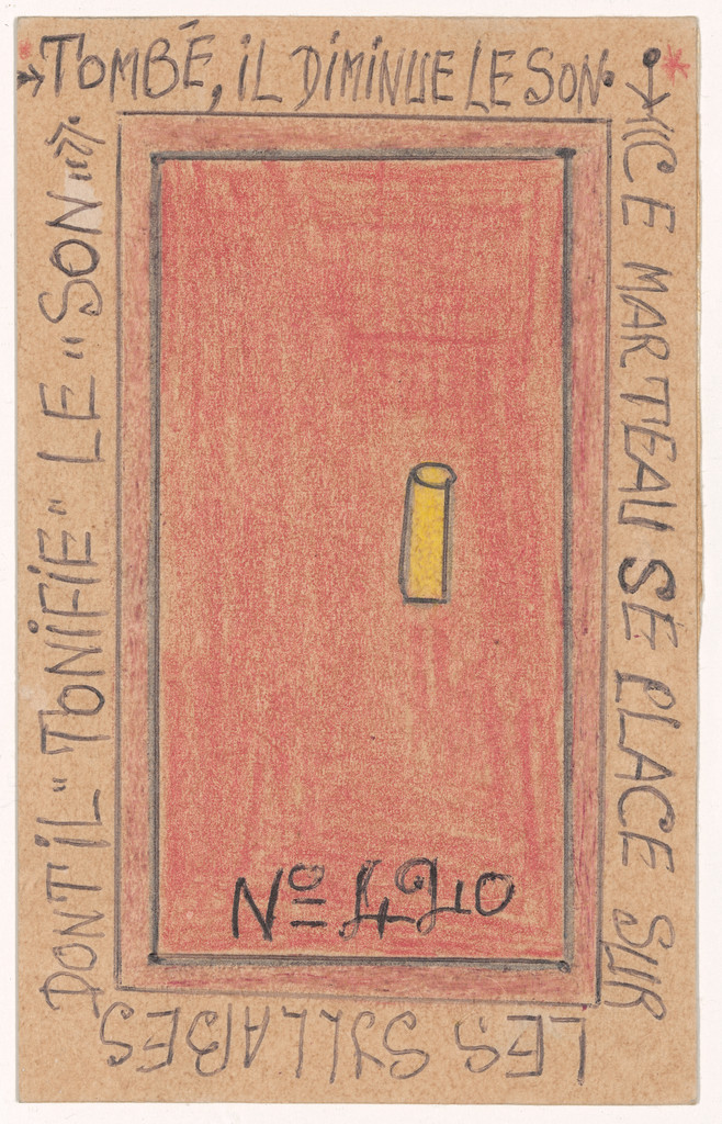 «Ce marteau se place sur les syllabes dont il "tonifie" le "son"». Tombé, il diminue le son. N° 420 from Alphabet Bété