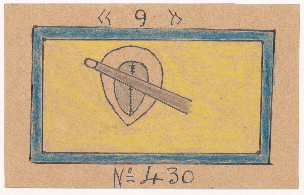 «9» N° 430 from Alphabet Bété