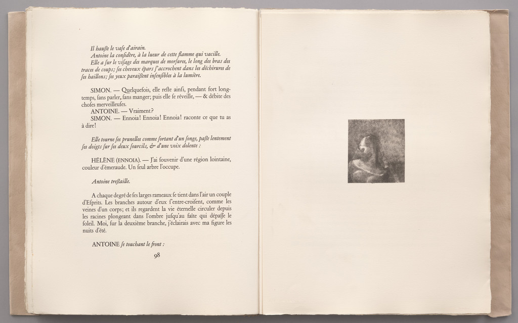 Helen (Ennoia) (Hélène [Ennoia]) (plate IX) from La Tentation de Saint-Antoine