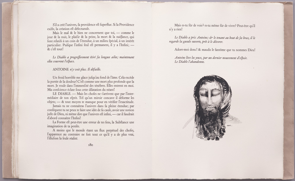 Tailpiece (page 181) from La Tentation de Saint-Antoine