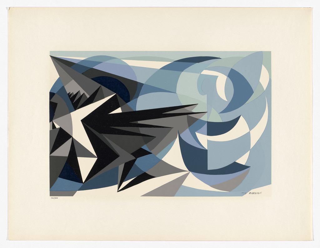 Futuristic Painting (Peinture futuriste) from Art of Today, Masters of Abstract Art (Art d'aujourd'hui, maîtres de l'art abstrait), Album I