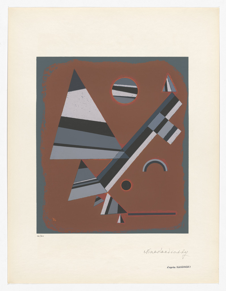 Gray (Gris) from Art of Today, Masters of Abstract Art (Art d'aujourd'hui, maîtres de l'art abstrait), Album I