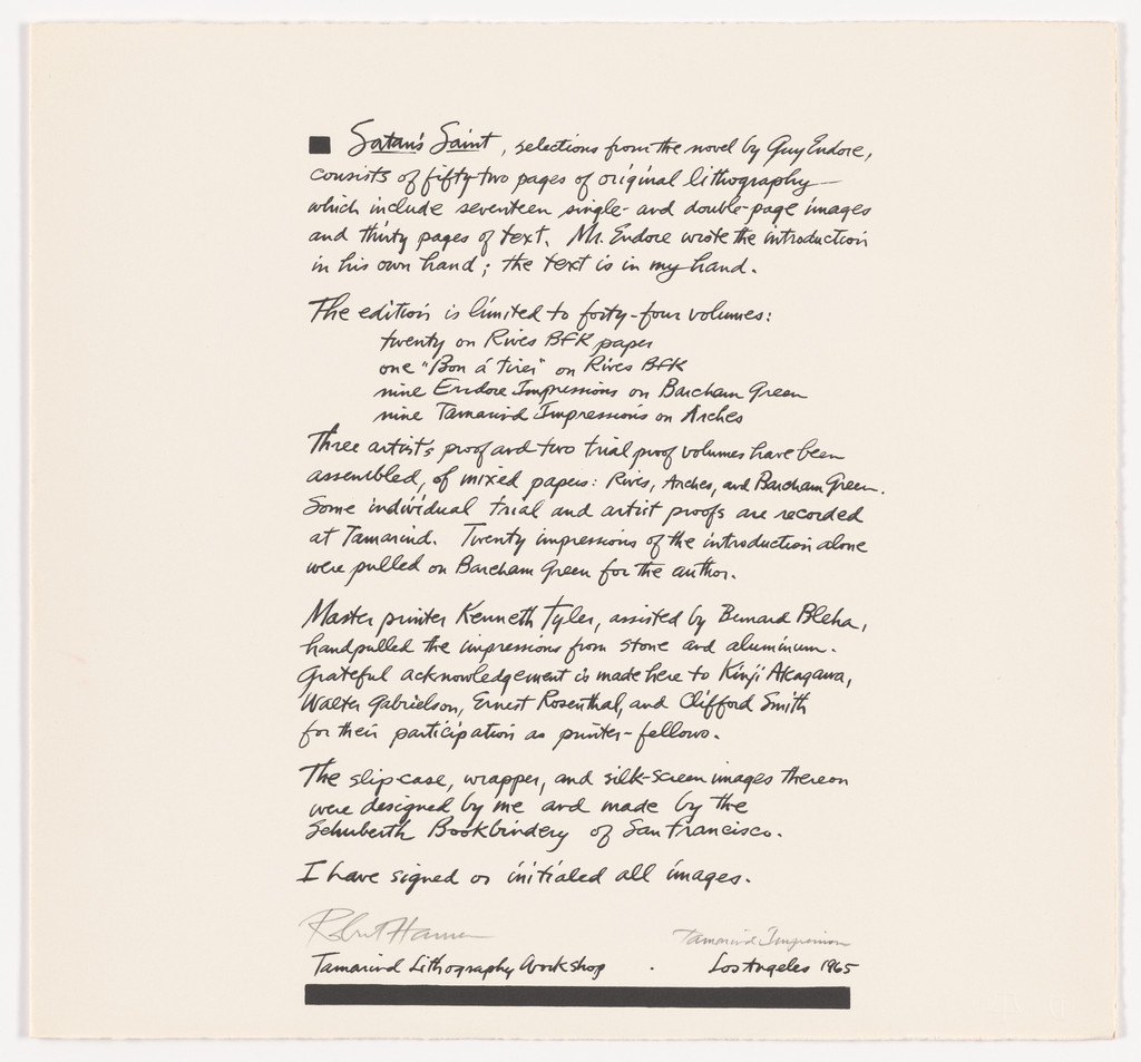 Plate (page 51) from Selections from Satan's Saint