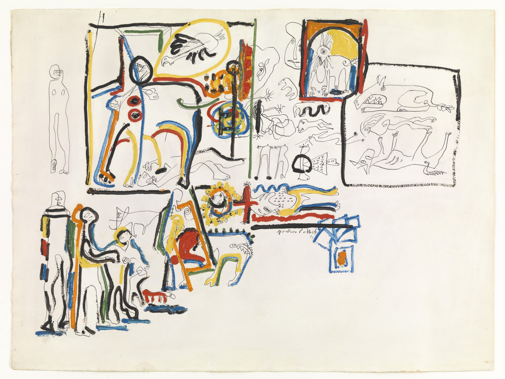 Untitled (Animals and Figures)
