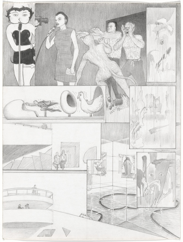 Dream Drawing (I'm teaching a class in which some black students...)