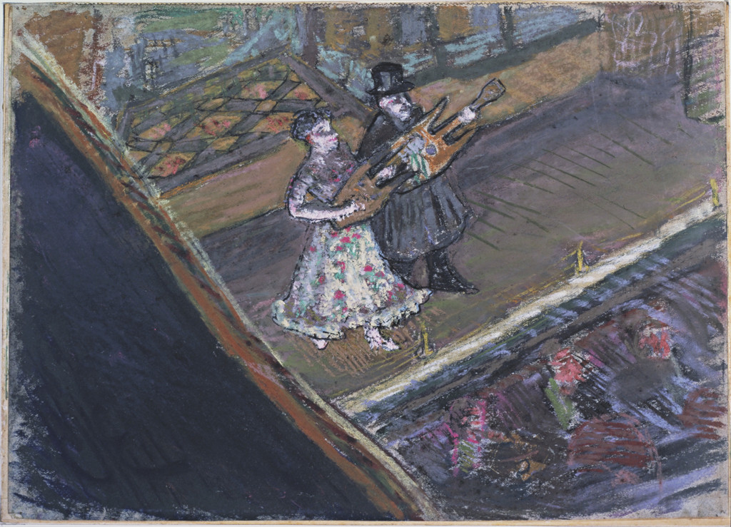 Study for the painting Inez and Taki