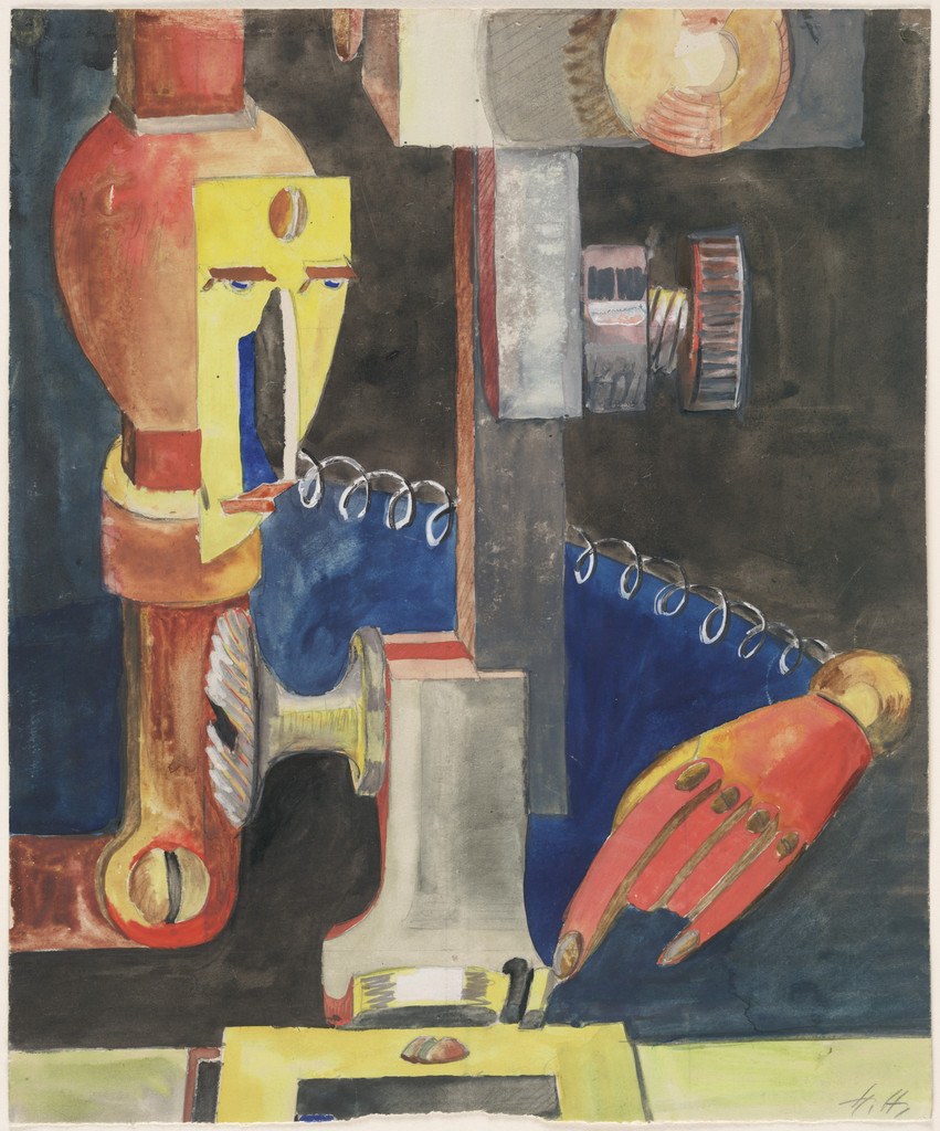 Study for Man and Machine (Skizze zu Mensch und Maschine)