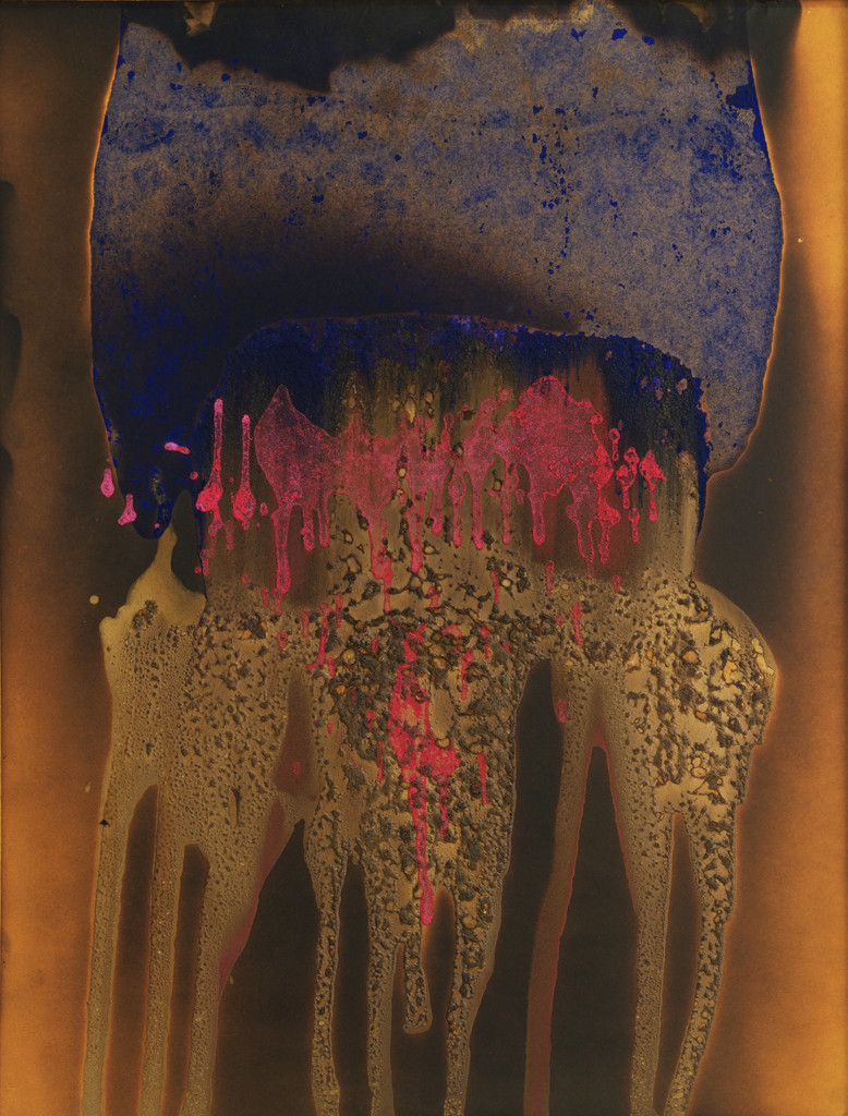 Untitled (fire-color painting)