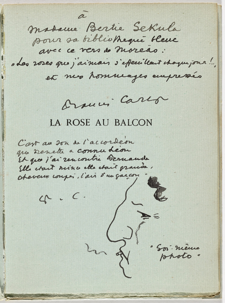 Carco: La  Rose au Balcon