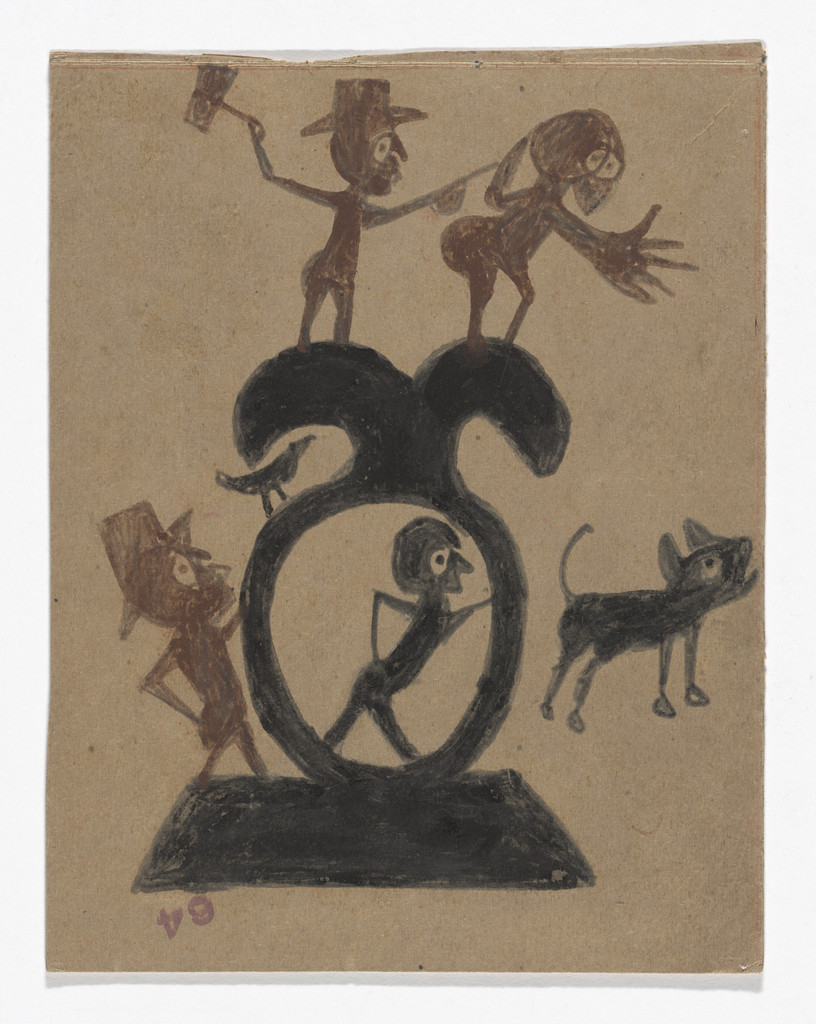 Figure Construction (Woman and Man with Axe)