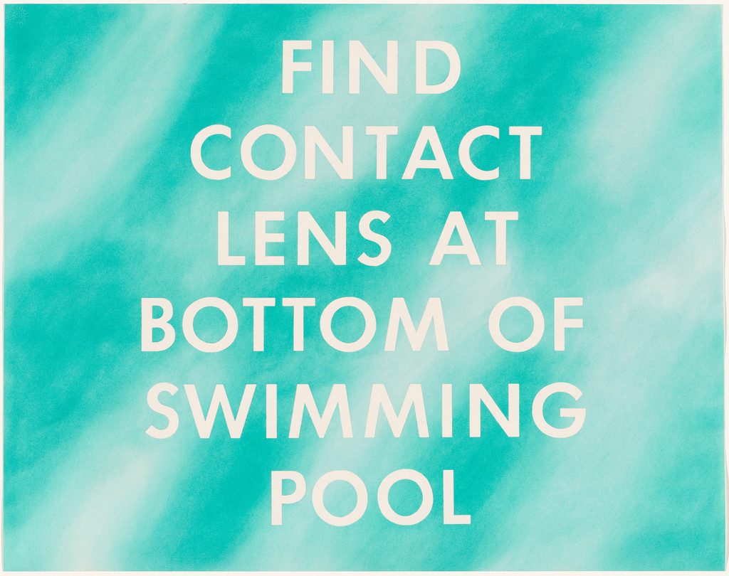 Find Contact Lens at Bottom of Swimming Pool