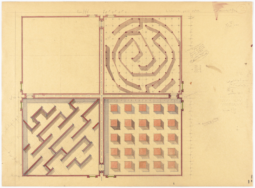 Study for Labyrinth for White Mice