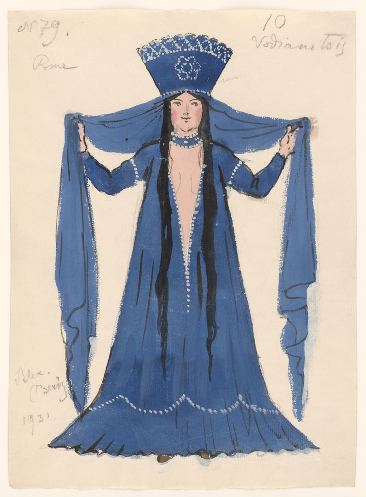 Costume design for the opera Sadko