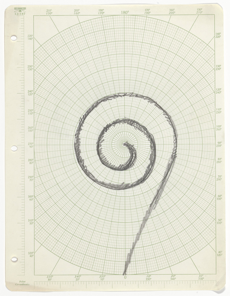 Untitled (Three Spiral Jetty Drawings)