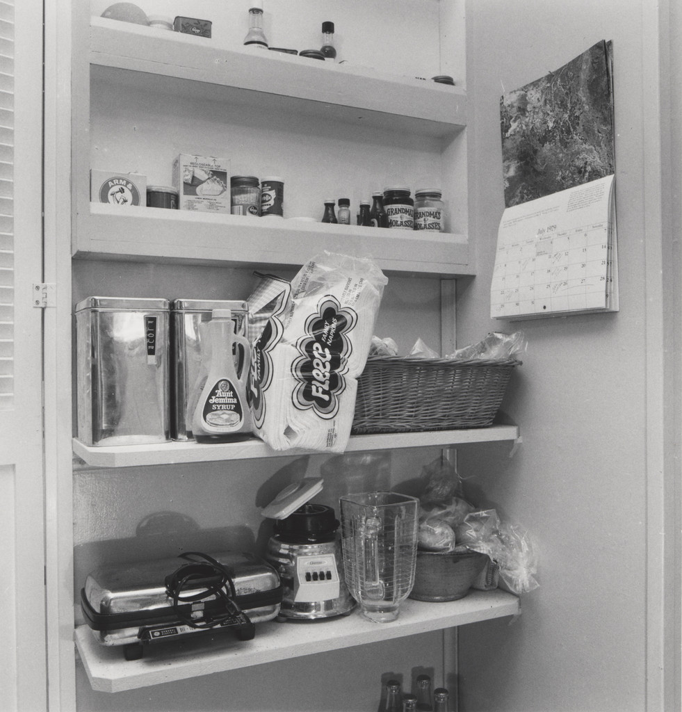 Pantry Shelf, Ruth's Home, Pomona Road, Ann Arbor, MI