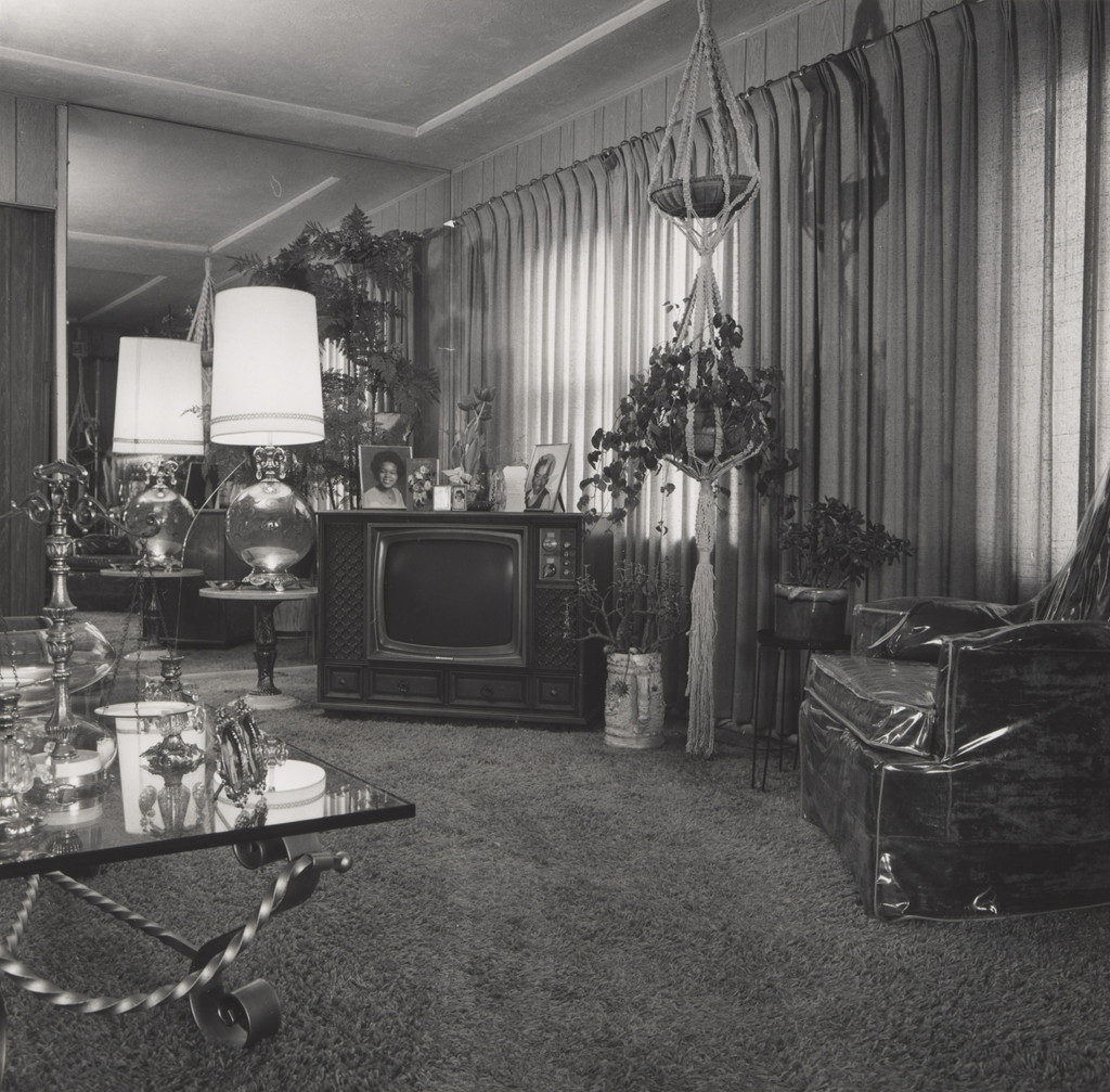 TV and Glass Table, Living Room, Berkeley, CA