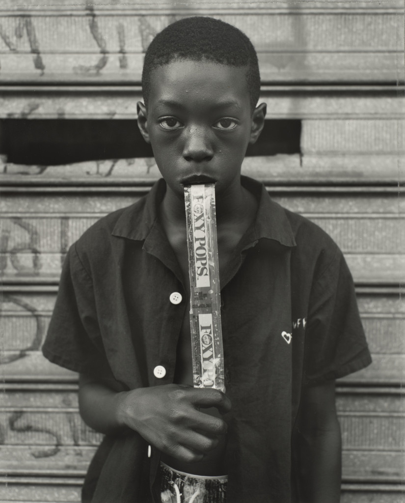 A Boy Eating a Foxy Pop, Brooklyn